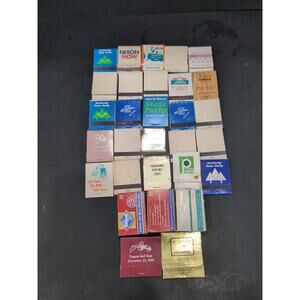 Match Boxes State Parks, Restaurants, Blanks, 30 Assorted Matchbooks‎ Vintage